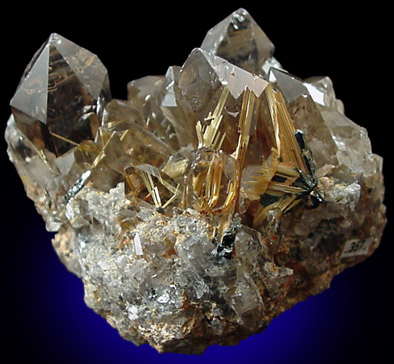 Quartz with Hematite and Rutile inclusions from Minas Gerais, Brazil