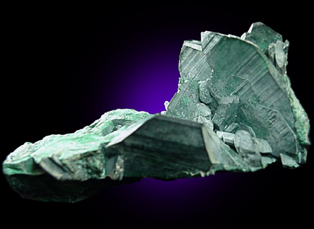 Malachite pseudomorph after Azurite from Tsumeb Mine, Otavi-Bergland District, Oshikoto, Namibia