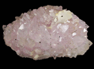 Quartz var. Rose Quartz Crystals from Lavra da Ilha, Taquaral, Jequitinhonha River, Minas Gerais, Brazil