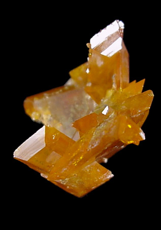 Wulfenite from Rowley Mine, 20 km northwest of Theba, Painted Rock Mountains, Maricopa County, Arizona