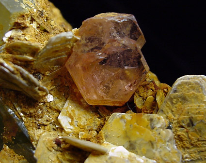 Fluorapatite on Beryl from Nagir, Hunza Valley, Gilgit-Baltistan, Pakistan