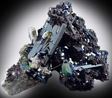 Azurite from Tsumeb Mine, Otavi-Bergland District, Oshikoto, Namibia