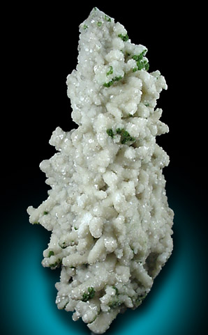 Calcite and Malachite from Tsumeb Mine, Otavi-Bergland District, Oshikoto, Namibia