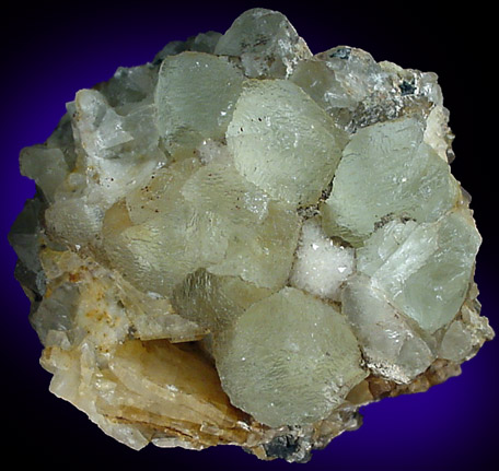 Fluorite, Barite, Quartz from Hansonburg District, 8.5 km south of Bingham, Socorro County, New Mexico