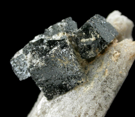 Bixbyite on Topaz from Maynard Claim, Thomas Range, Juab County, Utah (Type Locality for Bixbyite)