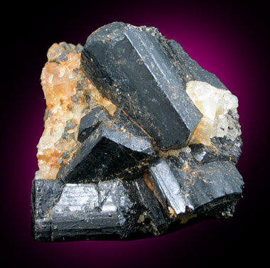 Schorl Tourmaline from Timm's Hill, Haddam, Middlesex County, Connecticut