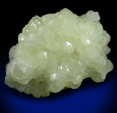 Prehnite (crystals) from Upper New Street Quarry, Paterson, Passaic County, New Jersey