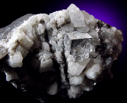 Fluorite on dolomite from Walworth Quarry, Walworth, Wayne County, New York