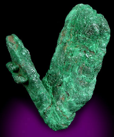 Malachite pseudomorph after Azurite from Santa Eulalia District, Aquiles Serdn, Chihuahua, Mexico