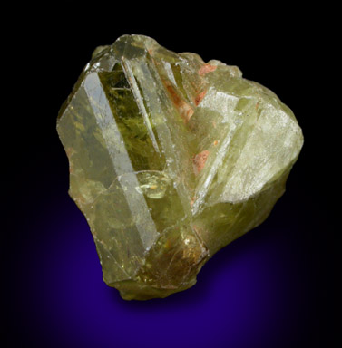 Chrysoberyl (V-twin) from Esprito Santo, Brazil