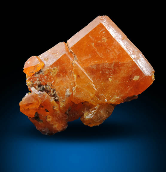 Wulfenite from Rowley Mine, 20 km northwest of Theba, Painted Rock Mountains, Maricopa County, Arizona