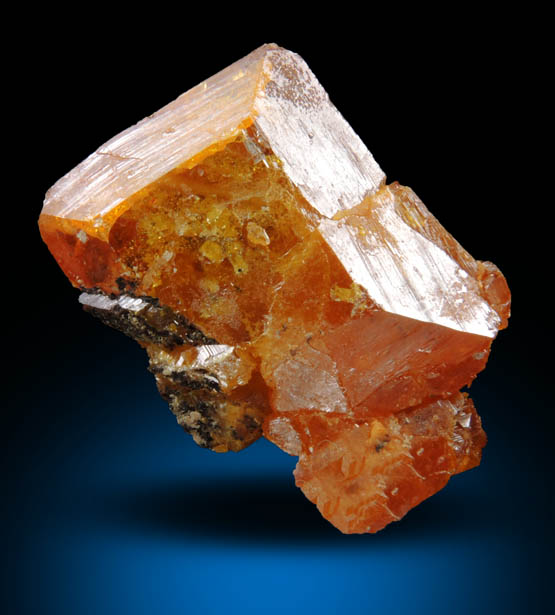 Wulfenite from Rowley Mine, 20 km northwest of Theba, Painted Rock Mountains, Maricopa County, Arizona