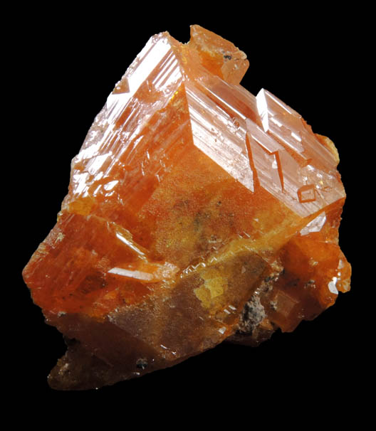 Wulfenite from Rowley Mine, 20 km northwest of Theba, Painted Rock Mountains, Maricopa County, Arizona