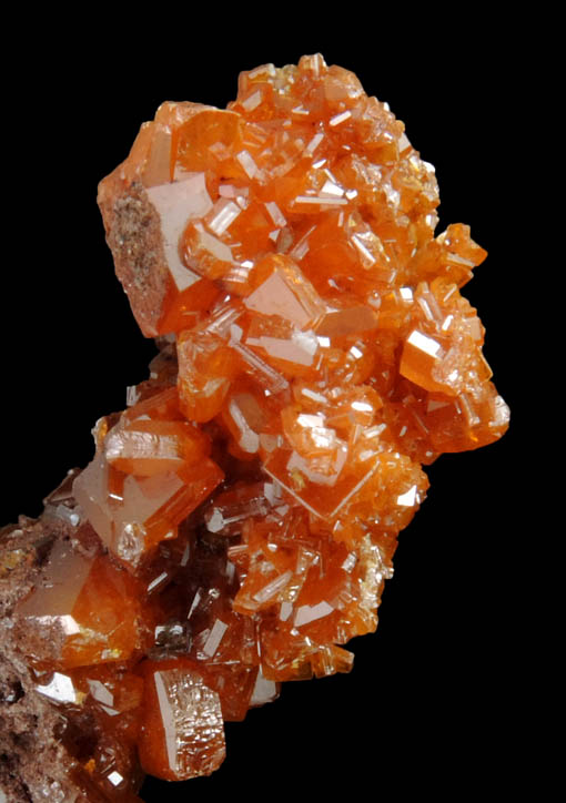 Wulfenite with Mimetite from Sierra de Los Lamentos, Chihuahua, Mexico