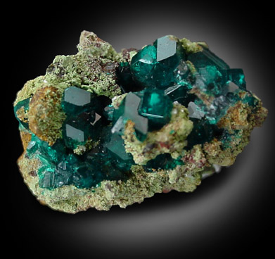 Dioptase from Tsumeb Mine, Otavi-Bergland District, Oshikoto, Namibia