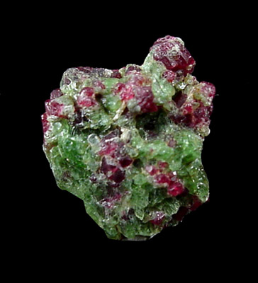 Spinel in Zoisite from Tanzania