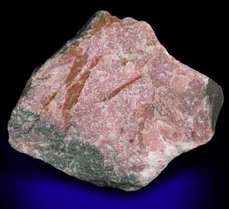 Rhodonite from Betts Manganese Mine, Plainfield, Hampshire County, Massachusetts