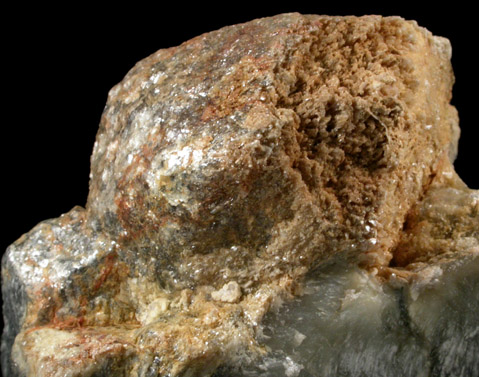 Topaz with Margarite from Long Hill Tungsten Mine (now old Mine Park), Trumbull, Fairfield County, Connecticut