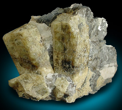 Bertrandite pseudomorph after Beryl from Tourmaline Prospect 100 m. west of Biermann Quarry, Bethel, Fairfield County, Connecticut