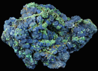 Azurite with Malachite from Bisbee, Warren District, Cochise County, Arizona