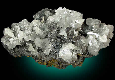 Cerussite and Galena from Tsumeb Mine, Otavi-Bergland District, Oshikoto, Namibia