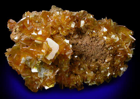 Wulfenite from Defiance Mine, Courtland-Gleeson District, Cochise County, Arizona