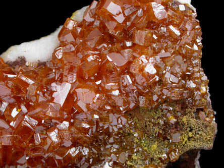 Wulfenite with Mimetite from Sierra de Los Lamentos, Chihuahua, Mexico