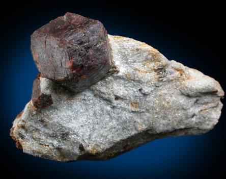 Almandine Garnet from Green's Farm, 750 m. ESE of Roxbury Falls, Roxbury, New Haven County, Connecticut