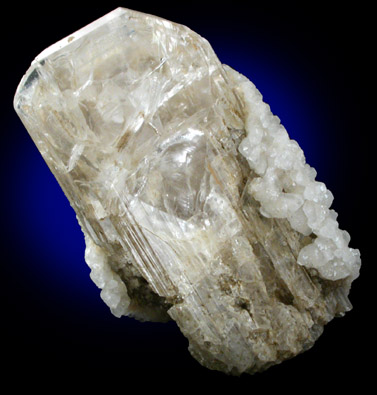 Danburite with Quartz from San Sebastian Mine, Charcas, San Luis Potosi, Mexico