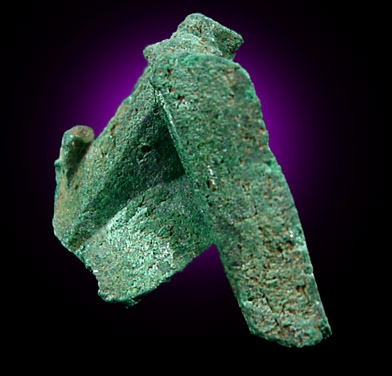 Malachite pseudomorph after Azurite from Bisbee, Warren District, Cochise County, Arizona