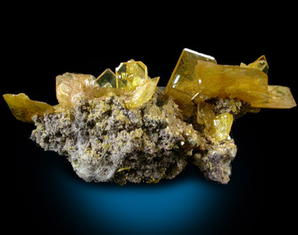 Wulfenite from Glove Mine, Santa Rita Mountains, Santa Cruz County, Arizona