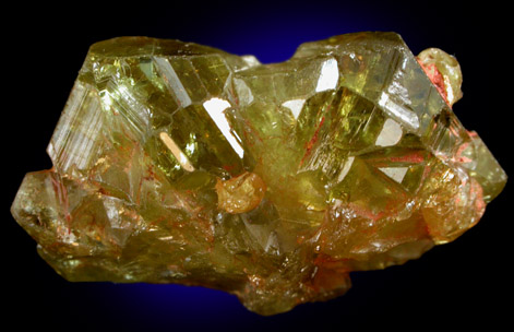Chrysoberyl (twinned crystals) from Espírito Santo, Brazil