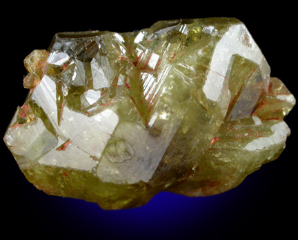 Chrysoberyl (twinned crystals) from Esprito Santo, Brazil