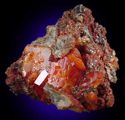 Wulfenite from Red Cloud Mine, Silver District, La Paz County, Arizona