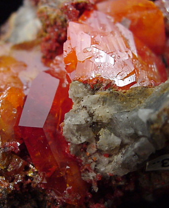 Wulfenite from Red Cloud Mine, Silver District, La Paz County, Arizona