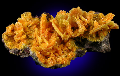 Mimetite pseudomorphs after Wulfenite from San Francisco Mine, Cucurpe, Mexico