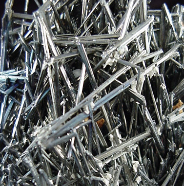 Stibnite from Baia Sprie (Felsbnya), Maramures, Romania