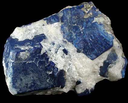 Lazurite var. Lapis Lazuli from Sar-e-Sang, Kokscha Valley, Badakshan, Afghanistan (Type Locality for Lazurite)