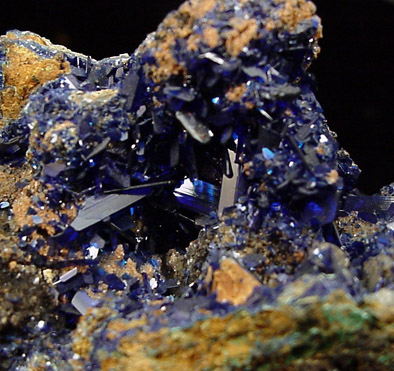 Azurite from Concepcin del Oro, Zacatecas, Mexico