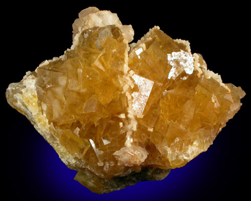 Fluorite with Dolomite from Moscona Mine, Villabona District, Asturias, Spain