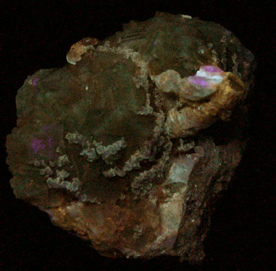 Fluorite with Dolomite from Moscona Mine, Villabona District, Asturias, Spain