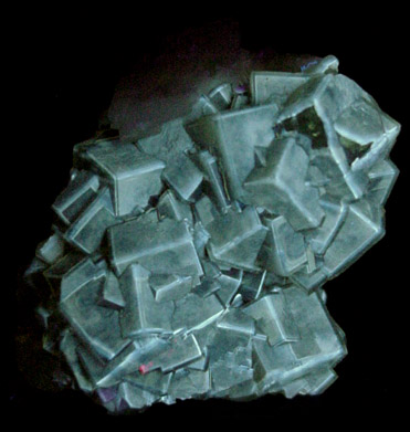 Fluorite with Barite from Moscona Mine, Villabona District, Asturias, Spain
