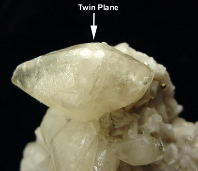 Calcite Twins from Mina La Cuerre, Rionansa, La Florida, Sierra de Arnero, Cantabria, Spain