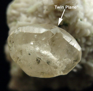 Calcite Twin on Dolomite from Mina La Cuerre, Rionansa, La Florida, Sierra de Arnero, Cantabria, Spain