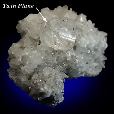Calcite Twin from Mina La Cuerre, Rionansa, La Florida, Sierra de Arnero, Cantabria, Spain