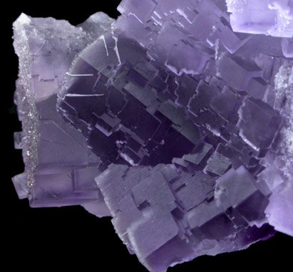 Fluorite with Quartz from La Cabaa, Punta Arrobado, north of Berbes, Ribadesella, Asturias, Spain