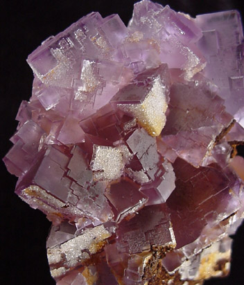 Fluorite, Quartz, Goethite from La Cabaa, Punta Arrobado, north of Berbes, Ribadesella, Asturias, Spain