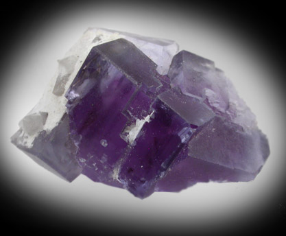 Fluorite on Quartz from Caravia-Berbes District, Asturias, Spain