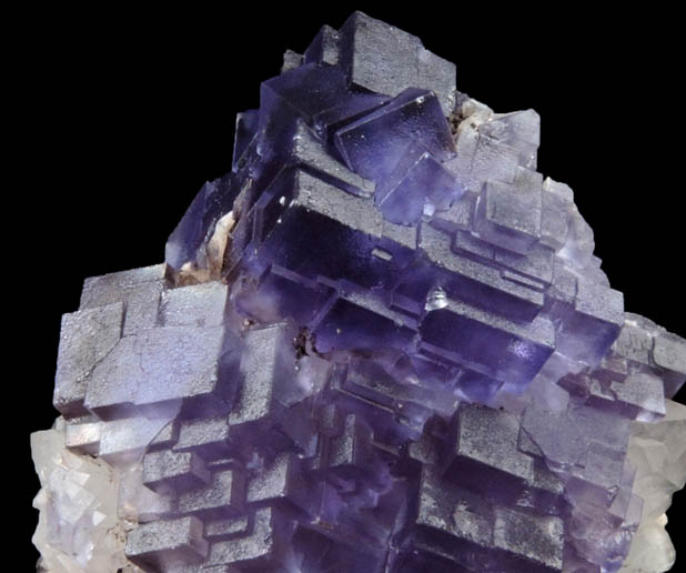 Fluorite on Quartz from Caravia-Berbes District, Asturias, Spain