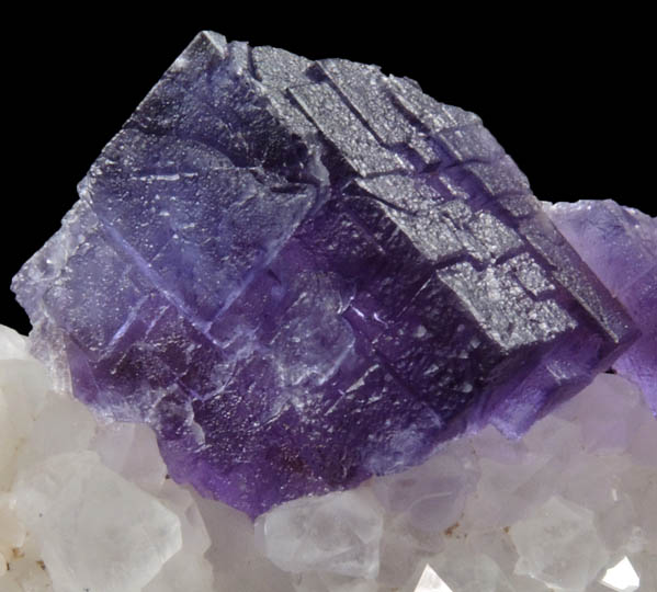 Fluorite on Quartz from Caravia-Berbes District, Asturias, Spain